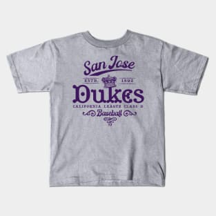 San Jose Dukes Baseball Kids T-Shirt